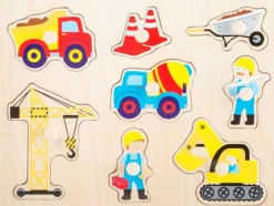 Small Foot Knoppuzzel Bouw Hout 8 pcs.