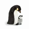 Living Nature Knuffel Pinguin met Jong