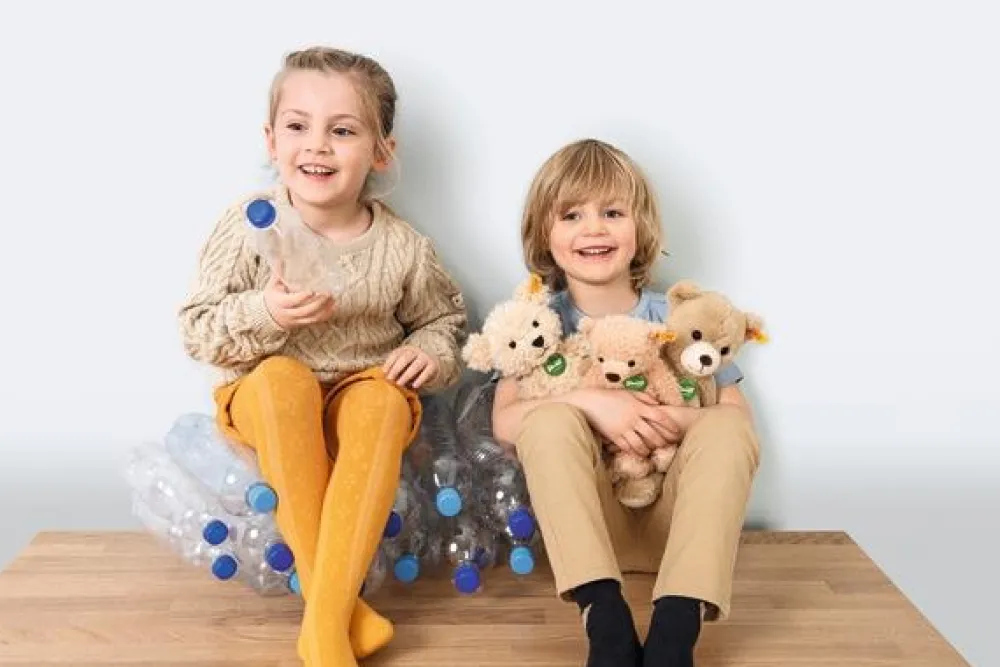 Steiff Knuffel Teddies for Tomorrow Tom Teddybeer 30 cm