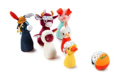 Lilliputiens Knuffeldieren | Kegelspel Boerderij met Knuffeldieren