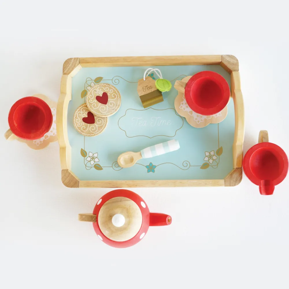 Le Toy Van Theeservies Inclusief Dienblad Hout