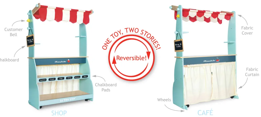 Le Toy Van Winkel en Café Kraam Hout