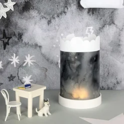 Houtendiershop Lello Kids Table Lamp Night Sky LED