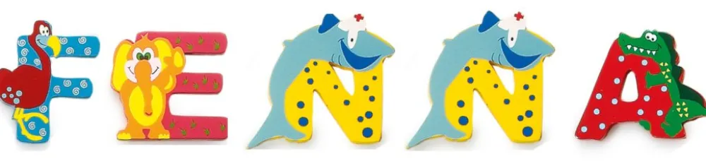 Small Foot Letter Dieren Hout