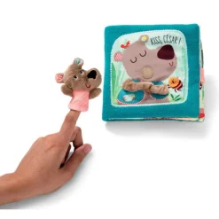 Lilliputiens Lilliputien Voelboek Knuffels van César