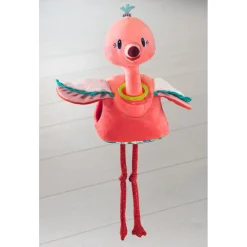 Lilliputiens Knuffel Flamingo Anaïs en haar Baby's
