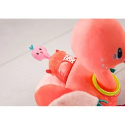 Lilliputiens Knuffel Flamingo Anaïs en haar Baby's