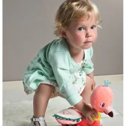 Lilliputiens Knuffel Flamingo Anaïs en haar Baby's