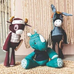 Lilliputiens Muziekknuffel Marius de Neushoorn