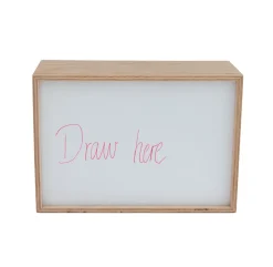 Limundo Wandlamp Rechthoekig Draw Here Beuken Hout