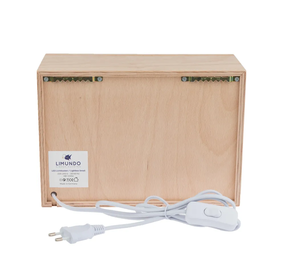 Limundo Wandlamp Rechthoekig Draw Here Beuken Hout