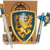Liontouch Edele Ridder Set Zwaard/Schild/Bijl Blauw