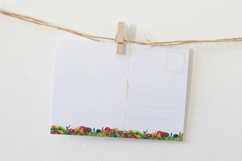 Lotte Drouen Ansichtkaart Veel Liefs