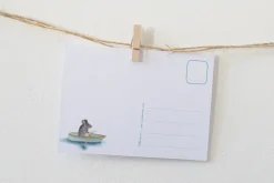 Lotte Drouen Ansichtkaart Bootje varen