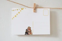 Lotte Drouen Ansichtkaart Lekker knuffelen