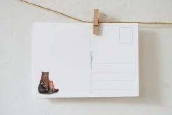 Lotte Drouen Ansichtkaart Bloemenketting Maken