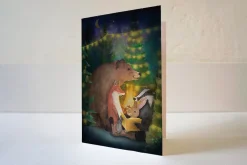 Lotte Drouen Wenskaart Boek Lezen