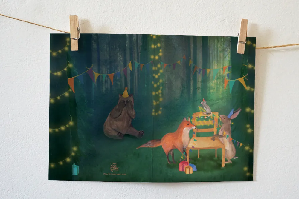 Lotte Drouen Wenskaart Stoel Versieren