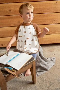 Lässig Babyslabbetje Medium Little Mateys Royal Blue