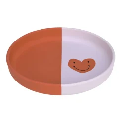 Lässig Kinderbord Siliconen Happy Rascals Hart Lavendel