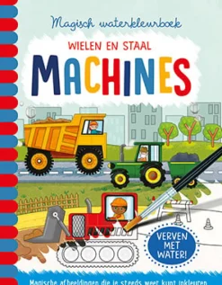 De Lantaarn Magisch waterkleurboek - Machines