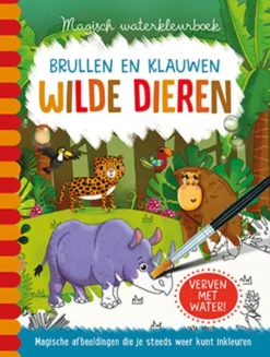 De Lantaarn Magisch waterkleurboek - Wilde dieren