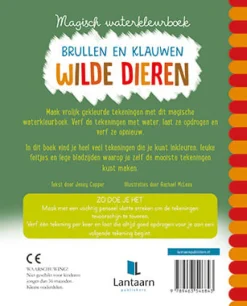 De Lantaarn Magisch waterkleurboek - Wilde dieren