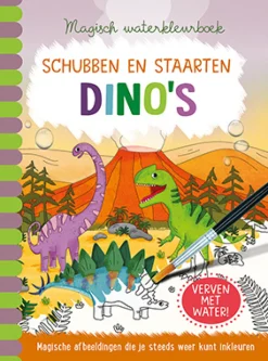 De Lantaarn Magisch waterkleurboek Dino's