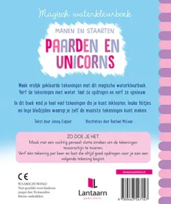 De Lantaarn Magisch waterkleurboek Paarden en Unicorns