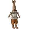 Maileg Knuffel Rabbit Size 1 Bruin met Shirt en Short 25cm