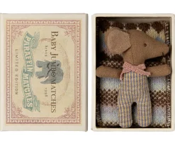 Maileg Knuffelmuis Baby Sleepy-Wakey Roze