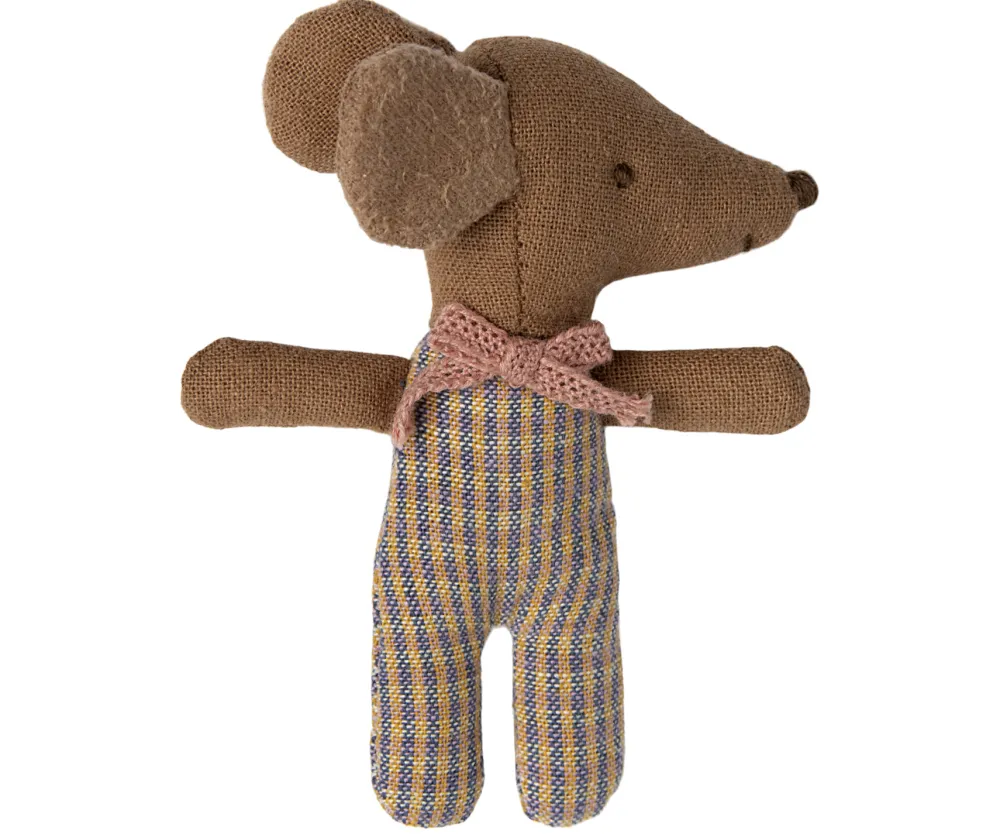 Maileg Knuffelmuis Baby Sleepy-Wakey Roze