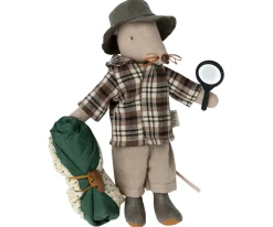 Maileg Knuffelmuis Wildlife Guide 15cm