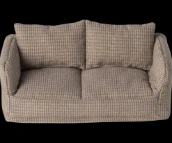 Maileg Poppenhuis Sofa Geruit 17cm