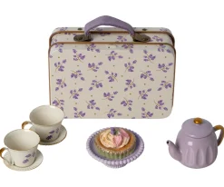 Maileg Theeservies Purple Madelaine