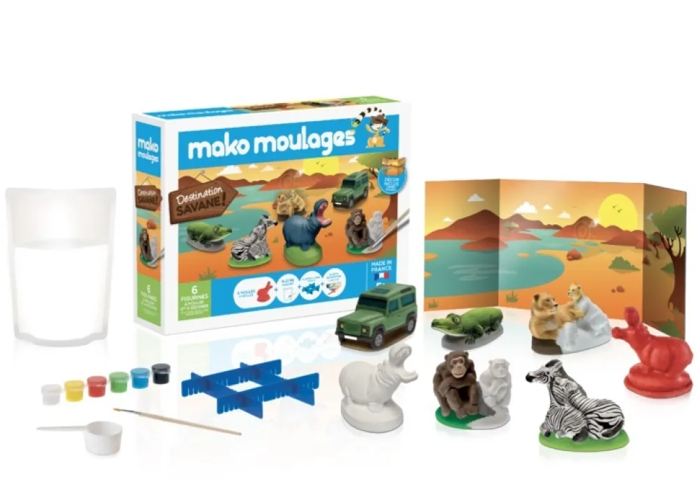 mako Créatons Doos Savanne Set 6-vormen