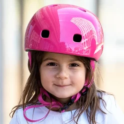 Micro Step Helm Deluxe Framboos Roze