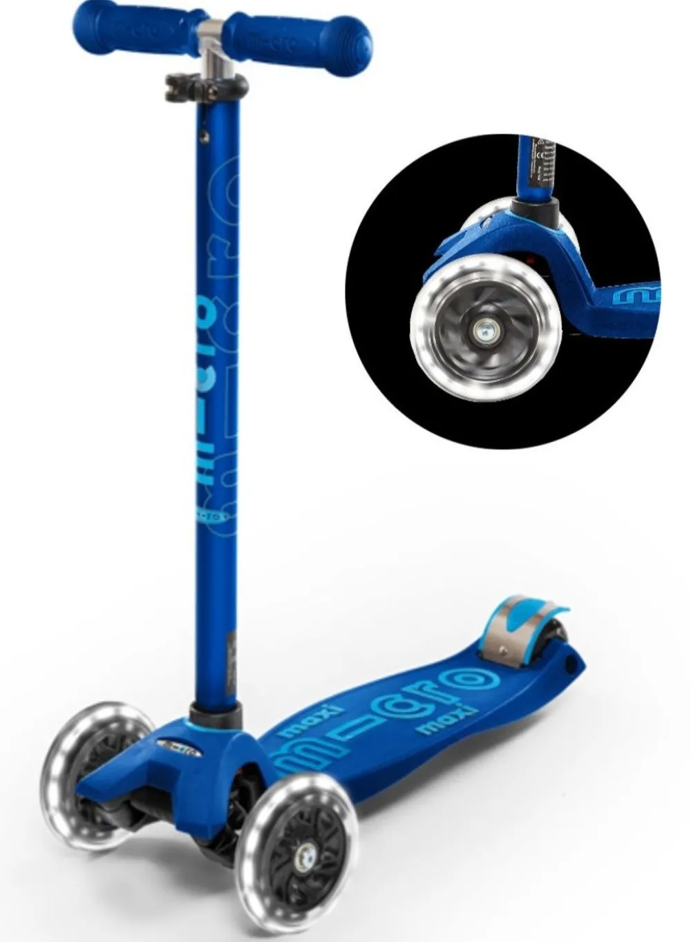 Micro Step Maxi Deluxe Marineblauw Led