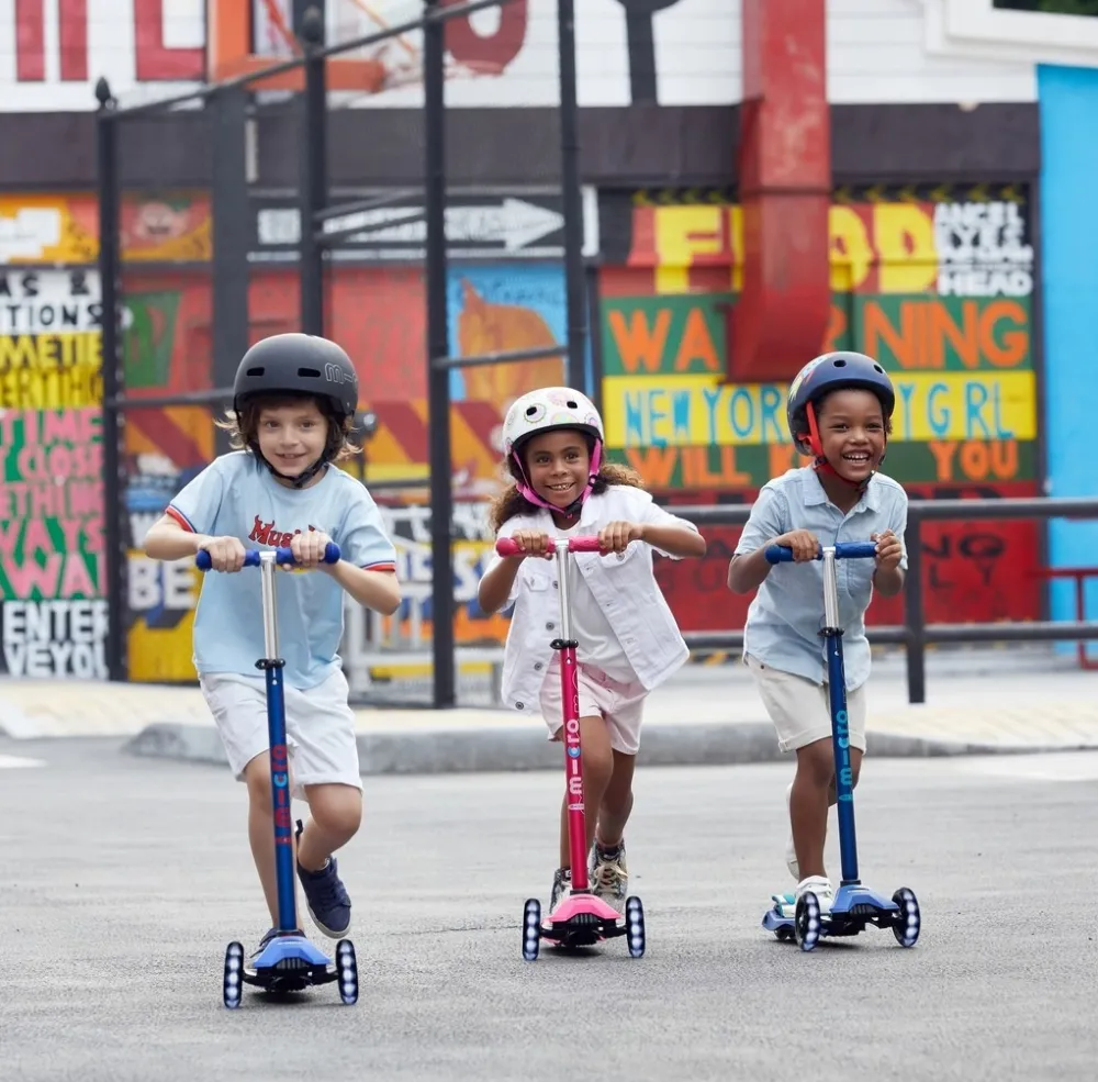 Micro Step Maxi Deluxe Marineblauw Led