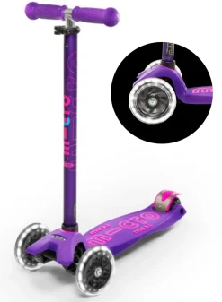 Micro Step Maxi Deluxe Paars LED