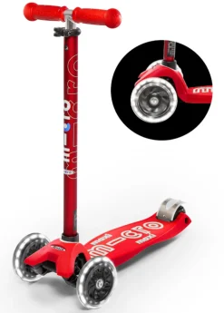Micro Step Maxi Deluxe Rood Led