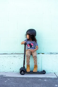 Micro Step Maxi Deluxe Zwart Grijs