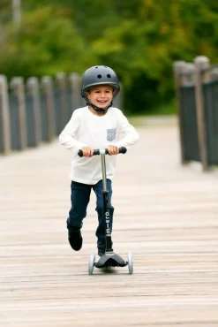 Micro Step Mini Deluxe Zwart Led