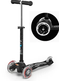 Micro Step Mini Deluxe Zwart Led
