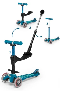 Micro Step Mini 3in1 Deluxe IJsblauw
