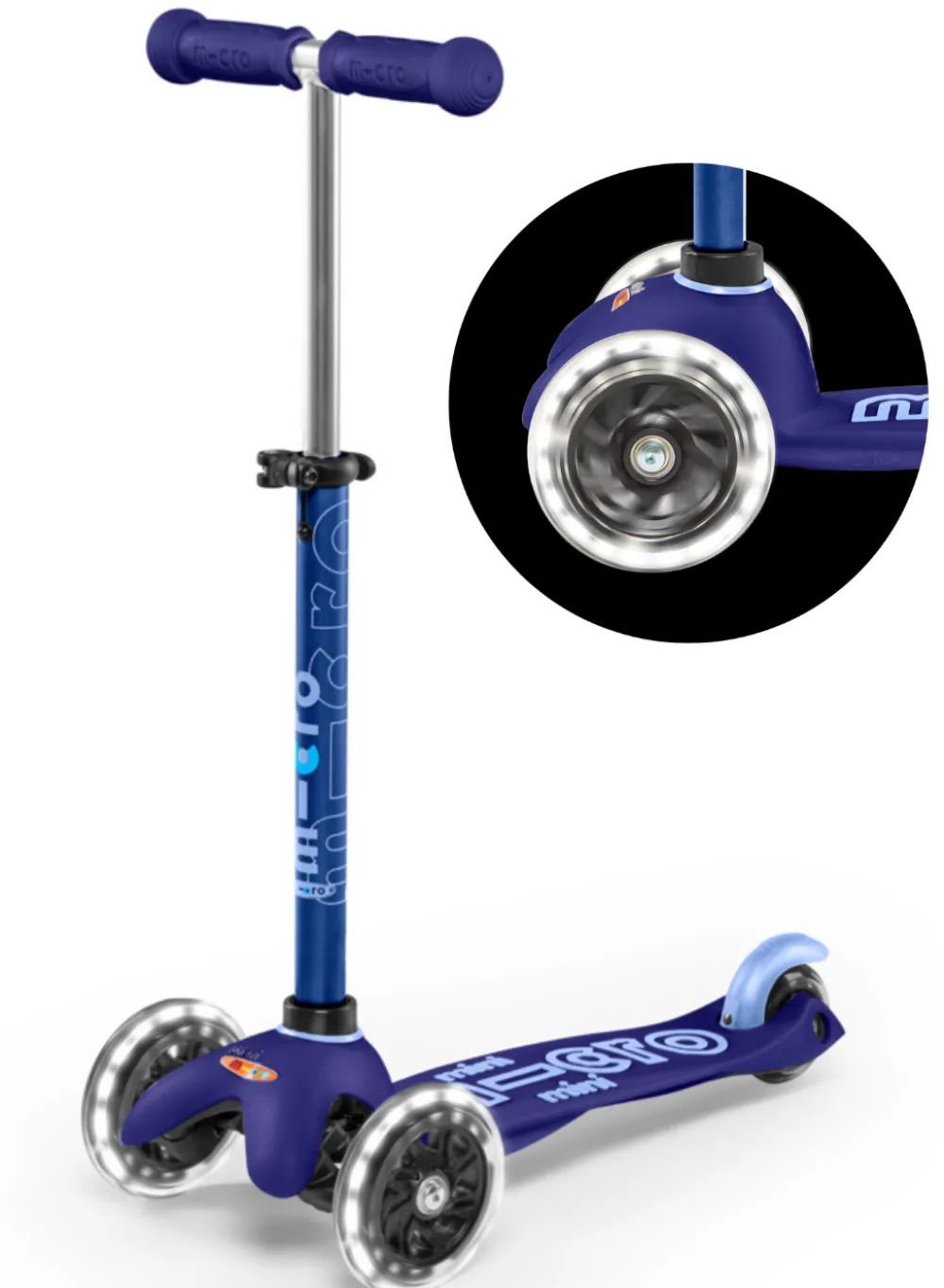 Micro Step Mini Deluxe LED Blauw