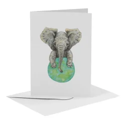 World of Mies MiesToGo Wenskaart Olifant