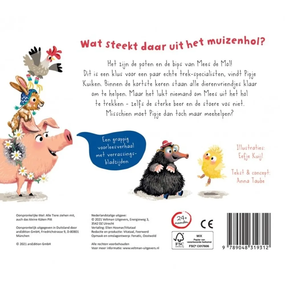 Veltman Uitgevers O-oh, Mol zit vast in het muizenhol!