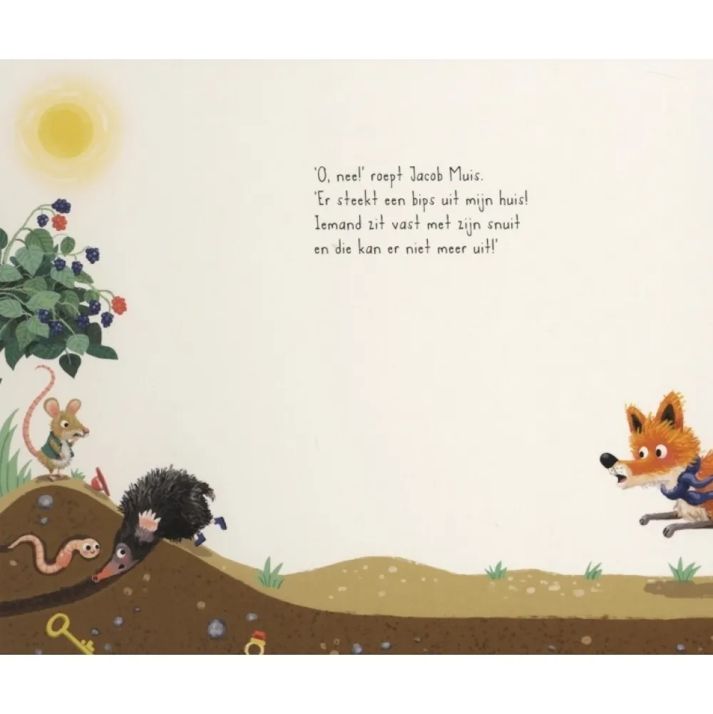 Veltman Uitgevers O-oh, Mol zit vast in het muizenhol!