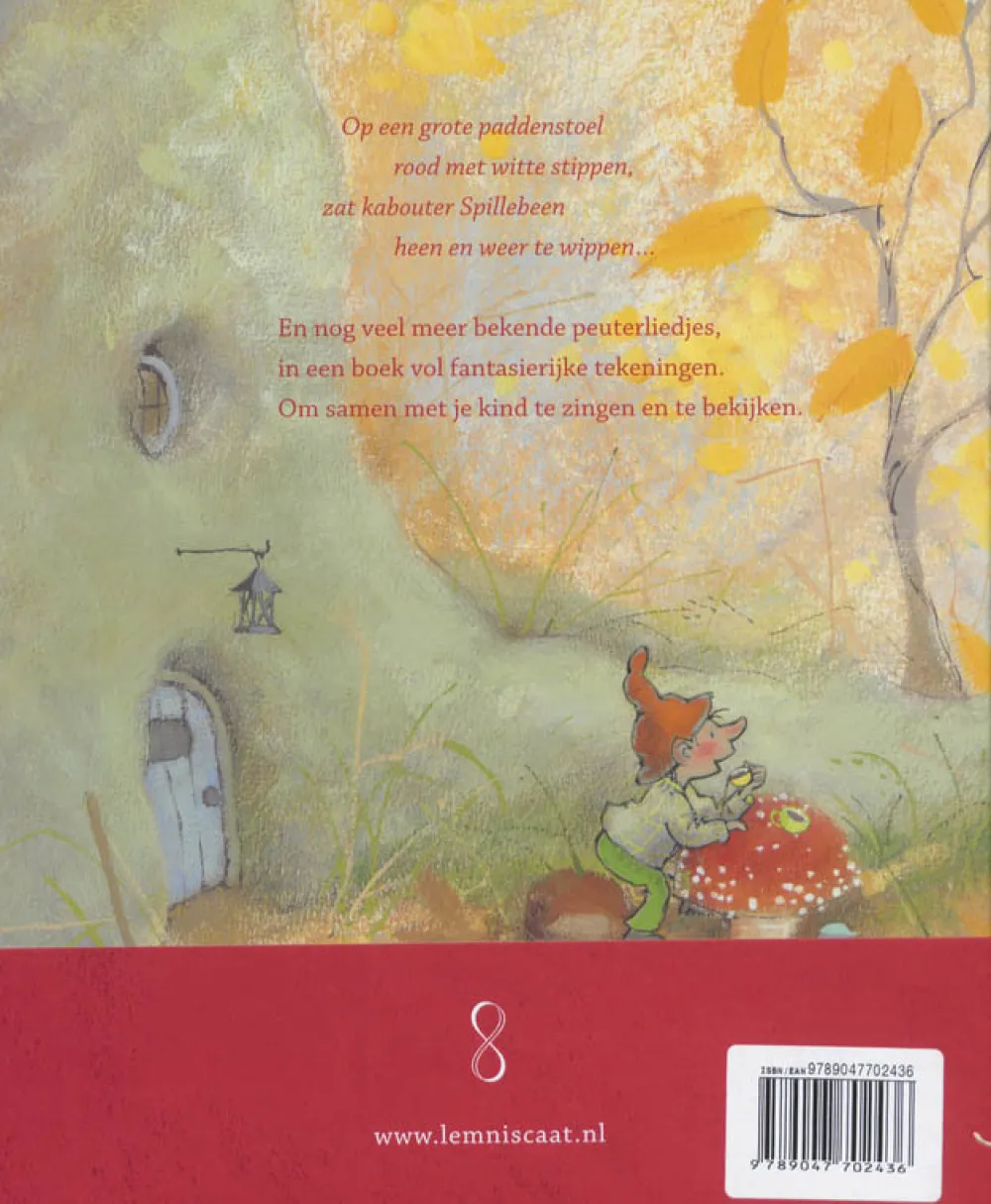 Lemniscaat Op een grote paddenstoel